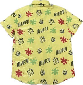 Yellow Velocity Button Up