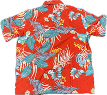 Load image into Gallery viewer, Hawaiian Velocity Button Up Red
