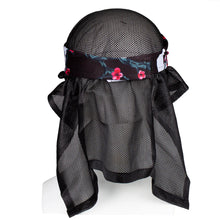 Load image into Gallery viewer, Head Wrap HK Blossom Black
