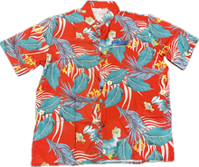 Load image into Gallery viewer, Hawaiian Velocity Button Up Red
