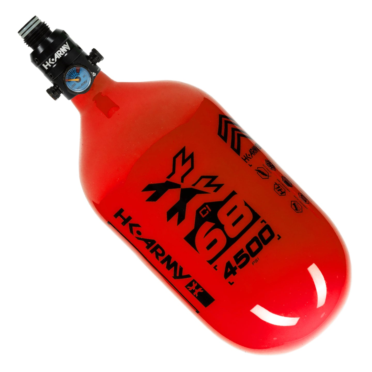 HK Rush Carbon Tank 68/4500 w/Pro Reg Red